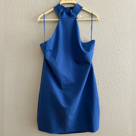 NWT Remi x Revolve Carli Mini Dress in Bright Blue Size 1X - Picture 2 of 5